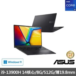 【ASUS】升級24G組★ 17.3吋i9輕薄筆電(Vivobook 17X K3704VA/i9-13900H/8G/512G SSD/W11)