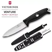 VICTORINOX Venture Pro Black Swiss Army Fixed Blade Knife Multi Tool New from Ja