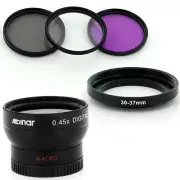 Albinar 30mm Wide Angle Lens, CPL-UV-FLD Filters for Cameras Camcorders, New US