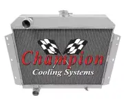 3 Row SubZero Champion Radiator for 1966 - 1969 International Scout V8 Engine