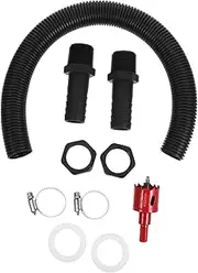 Milisten 1 Set Kit with Leak Seal Threaded Fitting for Water Tanks Hose Connectors Hose and Tight Connection for Enhanced Rainwater Harvesting