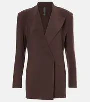 [Norma Kamali] Norma Kamali Belted blazer AU 16 brown