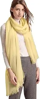 [Prettystern] Women's 100% Cashmere Feather Light Ring Pashmina Scarf Evening Dress Stole Made of Fine 200 Yarn Cashmere Threads