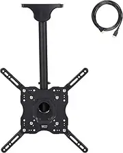 Amazon Basics Ceiling TV Mount for 24-65 inch TVs up to 100 lbs, max VISA 400x400
