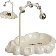 Cloud Trinket Dish, Tabletop Necklace and Jewelry Organizer, Key Bowl Perfume Trinket Dish, Tabletop Necklace Jewelry Organizer, Entryway Table Key Bowl for Necklace