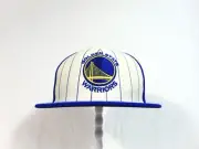 New Era NBA Golden State Warriors Heritage Series Striped 59FIFTY Hat Sz 7 1/2