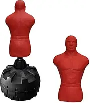 Hi Tech Silicone Free Standing Human Bob Boxing Punching Dummy Bag& X-Large Red