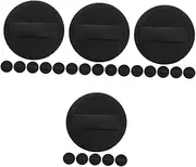 [FOMIYES] Pcs Loose Powder Puff Set Makeup Powder Applicators Small Fabric Pu Leather Makeup Pad