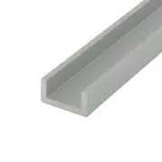 Alu247-S Satin Finish 3/4" Inside Dimension Mldg Aluminum U-Channel/C-Channel