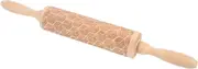 BIUDECO Printing Rolling Pin for Baking Non Stick Flour Roller for Cookies Pastries and Culinary Creations