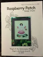 Raspberry Patch "Angel Of The watermelon Patch" Cross Stitch Leaflet