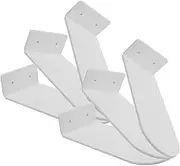 Alipis Floating Shoe Shelves 6pcs Acrylic -Mounted Sneaker Display Stand Easy Install for Home