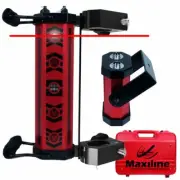 Machine Control Laser Level Detector Receiver with Cab Repeater Clamp Attachment