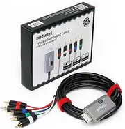BITFUNX Dreamcast Component Cable Adapter - Supports RGBS/VGA to Component Video (3RCA) and Audio Cable (2RCA), Plug & Play Video Game Adapter with No Lag, for SEGA Dreamcast Console (6 ft)