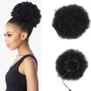 Afro Puff Drawstring Ponytail Extension for Black Women Short Synthetic Afro Puf
