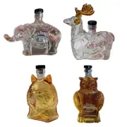 Funny Whiskey Decanter Bottle,2025 New Unique Animal Glass Decanter Set For Wine