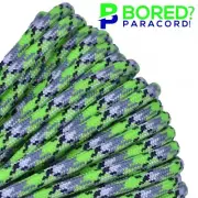 Biosludge - 100 FT - 550 Paracord Rope 7 strand Parachute Cord