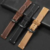 在飛比找蝦皮購物優惠-精工SEIKO5號真皮錶帶領航水鬼罐頭原裝配件黑棕色手錶鏈2