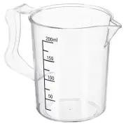 Graduated Beaker, 200ml PC Plastic Liquid Measuring Cup Double Sided Graduations