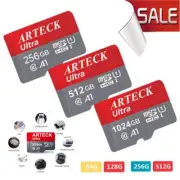Micro SD Card 256GB 64GB 128GB 512GB 1024GB Ultra C10 A1 SDHC Memory Card Lot