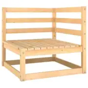 Outdoor Corner Sofa Garden Patio Bench Lounge Pallet Chair Solid Pine Wood