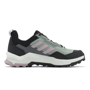 【adidas 愛迪達】TERREX AX4 GTX W 女款 GORE-TEX 多功能 防水登山越野鞋 綠黑白(IE2576)