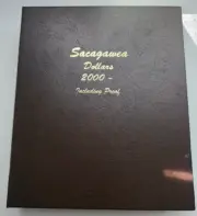 Dansco Coin Album - 8183 Sacagawea Dollars with Proofs PLUS Matching Slip Case