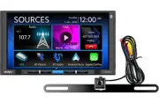 Jensen CAR710-4BC Digital multimedia receiver with license plate style camera