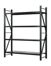 [Giantz] Garage Shelving Warehouse Rack 2.4x2m in Black