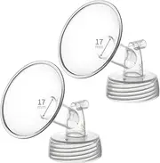 Belmikal 17mm Flanges Compatible with Spectra S2 S1 9 Plus Ameda MYA Motif Luna Breastpumps Replacement to Pump Parts Flange. Compatible with Spectra Parts/Accessories