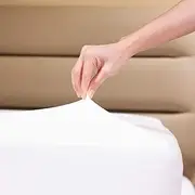 Family Bedding King Size Fitted Sheets Deep Fit | Fitted Bottom Sheet King Jersey Cotton | Deep Pocket Fitted Sheet King | Bedsheet for Kingsize Bed (King, White)