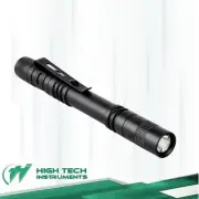 Tactical Flashlight Small LED Torch Mini Light w/ Clip Super Bright Penlight