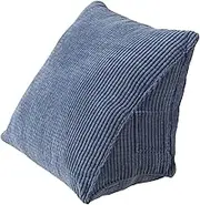 Triangle Pillow Comfortable Reading Pillow with Zip Pocket Triangle Wedge Bolster Small Back Support Pillow Cushie Pillows for Office Home Bed Sofa
