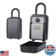 Piclafe Key Lock Box for Outside, Large Capacity Key Storage Box with Hanging
