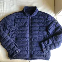 在飛比找蝦皮購物優惠-保證正品 MONCLER 深藍 輕羽絨 羽絨外套 羽絨夾克 