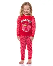 PJ Masks Toddler Girls' Owlette Fearless 2 Piece Long Sleeve Pajama Set (2T)