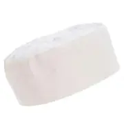 NEW - White Structured Kufi - Prayer Cap - 288pcs - CASE