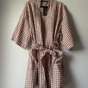 Linen House Women’s Springsteen Short Robe Cinnamon OSFA New With Tags RRP $119