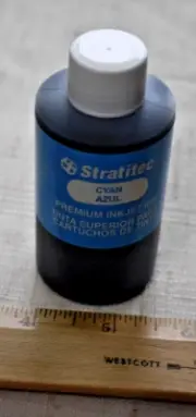 Stratitec Premium Inkjet Printer Ink Refill 85ml Bottles Magenta Yellow Cyan