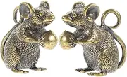 EXAOMBLE 2pcs Office Decoration Mouse Wrist Support Ergonomic Mouse Cool Gadgets Office Mouse Pad Mouse Wired Feng Shui Decoration Car Key Chain Goldendoodle Ornament Bag Ornament Copper