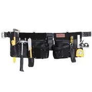 TAURUS Super Yankee Heavy Duty Leather Toolbelt Right-Hand Black SY412R-BK