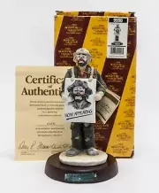EMMETT KELLY JR "NOW APPEARING" LIMITED EDITION FIGURINE