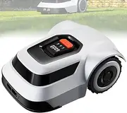 Robotic Lawn Mower up to 1000m², Robot Lawnmower with Rain Sensor and Automatically Returns Charging Station, 45% Slope, 20-55mm Cutting Height Range, Smart Mowing Robot for Large Lawns