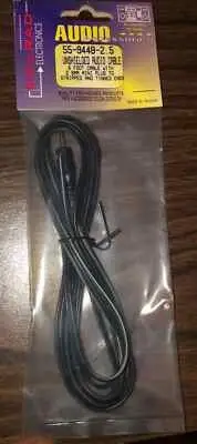 Calrad 6 ft 2.5mm Mono Male to Stripped and Tinned Leads Unshielded Audio Cable