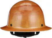 MSA Full Brim Hard Hat Carbon Fiber Adjustable Construction Helmet Impact Head