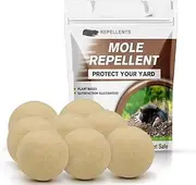 CONKAT Mole Repellent for Lawns, Gopher Repellent, Vole Repellent Outdoor, Groundhog Repellents Outdoor, Moles and Gophers Deterrent for Yard, Strengthen Style-8P