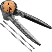 Funnel Shape Pecan Nut Cracker Walnut Plier Opener Tool with Non-Slip Handle