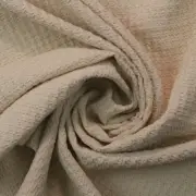 RIPPLE NATURAL 100% COTTON TEXTURED JACQUARD HOME DECOR FABRIC BY YARD 58"W