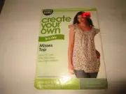 VINTAGE OOP, NOS, UNCUT BUTTERICK 9032 MISSES TOP , SIZE A