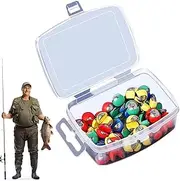 Fishing Weights Sinkers Kit,Colorful Lead Shot Set | 50x Portable Weights for Fishing, Bass Casting Weights for Outdoor Fishing